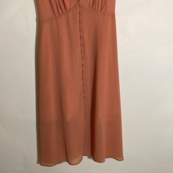 Forever 21 Plus Size Peachy Rose Pink Dress 3X #457 - Picture 3 of 12